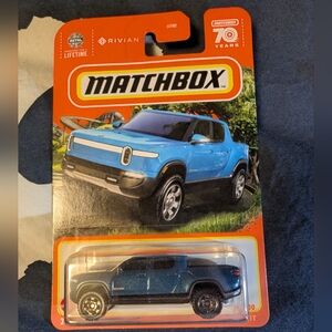 Matchbox Rivian R1T Toy Truck - Blue Finish